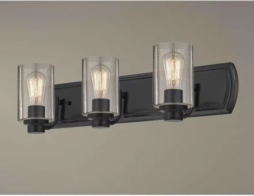 Miniatura 2 de Baño de cristal sembrado industrial bronce claro 3 Lt
