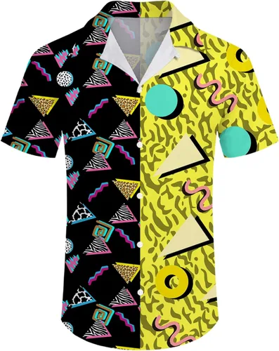 Miniatura 2 de Conjunto deportivo de 2 piezas para hombre, camisa hawaiana, pantalones cortos, camisa con botones y pantalones cortos con sombreros de pescador