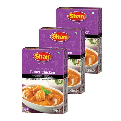 Miniatura 281 de Shan Korma Recipe and Seasoning Mix 1.76 oz (50g) - Spice Powder for Traditional Meat in Yogurt Sauce - Suitable for Vegetarians - Airtight Bag in a