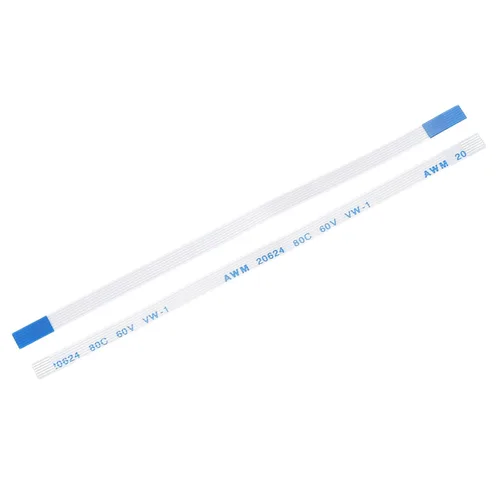 Miniatura 46 de uxcell Cable plano flexible, 10 pines de 0.020 in de paso de 5.906 in FPC FFC cable de cinta flexible para TV LCD, reproductor de DVD, laptop, 5