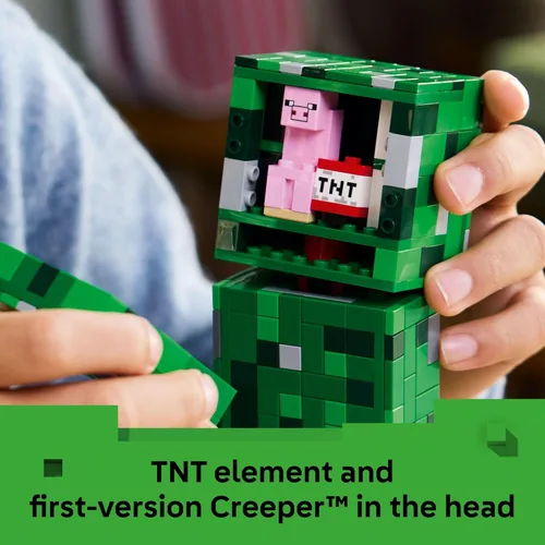 Miniatura 5 de LEGO Minecraft The Creeper - Juguete de construcción para niños, juguete de Minecraft para niños y niñas, a partir de 10 años, decoración