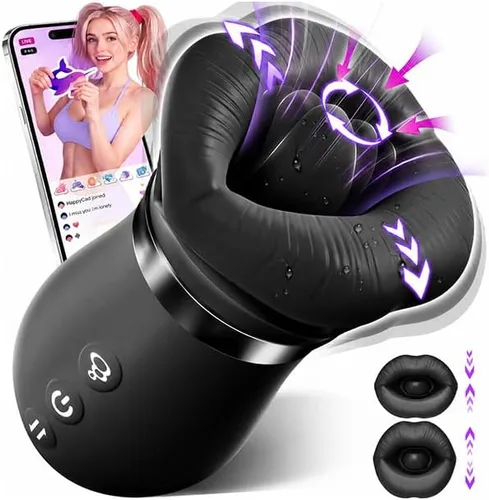 Miniatura 10 de Vibrador de juguete sexual para adultos para mujeres – Sovokn 5 en 1 vibrador de succión bucal rosa juguete sexual 10 lamiendo la lengua, 3 juguetes