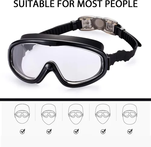 Miniatura 3 de 2 Pack Kids Swim Goggles, Swimming Glasses for Children from 3 to 15 Years Old