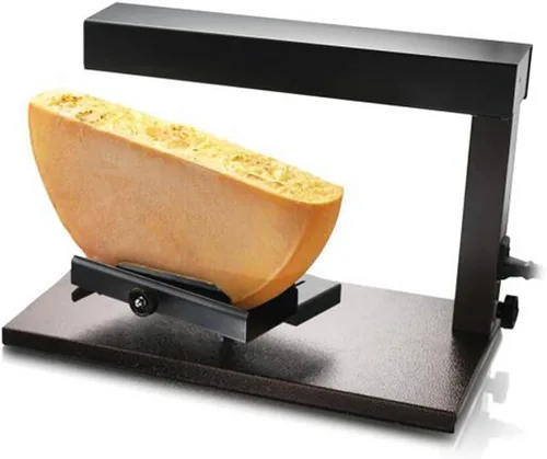 Miniatura 2 de Li Bai Raclette - Máquina eléctrica comercial para media rueda de queso Nacho, ángulo ajustable, acero inoxidable, 650 W, calentamiento rápido