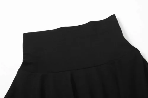 Miniatura 5 de OThread & Co. Camiseta sin mangas de cuello alto para mujer, capa elástica, cómoda, cuello alto