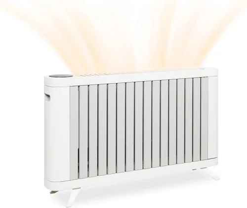 Calentador de convección de 1500 W, calentador de radiador con 3 modos de calefacción, calor de habitación grande con termostato ajustable,