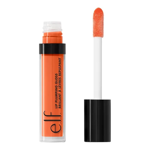 Miniatura 10 de e.l.f. Brillo de labios con efecto voluminizador, color transparente de alto brillo, hidrata y crea labios más llenos con vitamina E, vegano y sin