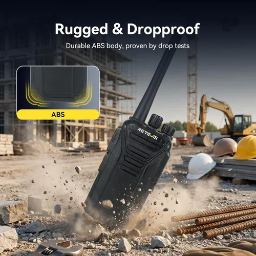 Miniatura 2 de Retevis Walkie Talkies RT27 para adultos, radios bidireccionales resistentes, manos libres VOX, alarma local, radio resistente de 2 vías