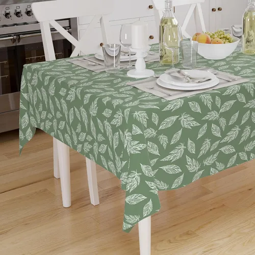 Miniatura 9 de Encasa XO Mantel de comedor – 57 pulgadas – Redondo (4.7 pies) para 4 plazas Algodón, lavable a máquina, mantel redondo Manteles para bodas