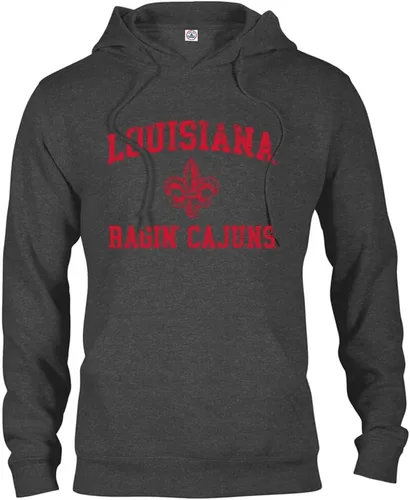Miniatura 14 de Sport Your Gear Sudadera con capucha retro envejecida con licencia oficial de la NCAA para el día del juego, ropa para fanáticos Kent Navy Heather