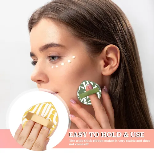 Miniatura 7 de Esponja cosmética coreana, esponja de maquillaje en forma de lágrima ultra suave para base, corrector, polvo, líquido, crema (2 grandes y 2 pequeños)