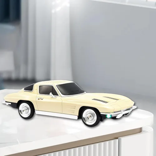 Miniatura 8 de WSTER WS-1969 Retro Sports Car Bluetooth Replica Altavoz - Modelo inalámbrico portátil con sonido HD, emparejamiento estéreo TWS, radio FM