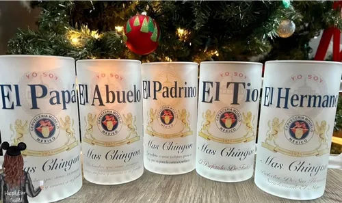 Taza de cerveza esmerilada de 16 onzas, regalo para hermano, papá, dios, padre (Hermano)