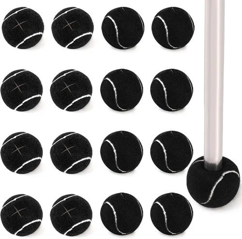 Hiceeden 24 pelotas de tenis precortadas para caminantes, pelotas antideslizantes resistentes, de larga duración para silla, escritorio, patas de