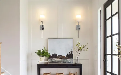 Miniatura 6 de Juego de 2 apliques de pared que funcionan con pilas, accesorios sin cableado, con bombilla regulable de control remoto (bombilla incluida)
