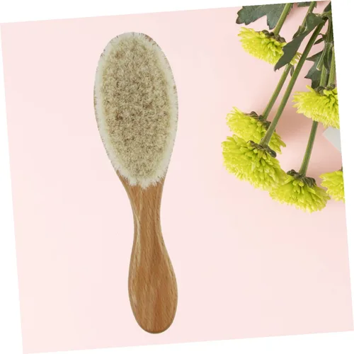 Miniatura 8 de FOMIYES Cepillo secador de 2 piezas para hombre, cepillo de afeitar de lana densa, ideal para el mantenimiento de la barba Como se muestra