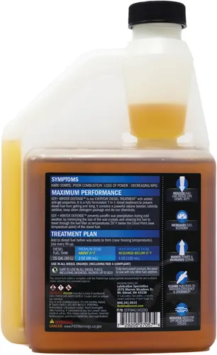 Miniatura 2 de Hot Shot's Secret EDT+ Winter Defense, aditivo de combustible diésel 7 en 1 anti-gel Previene la gelificación, protege el sistema de combustible