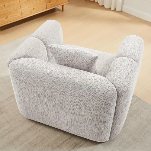 Miniatura 6 de VANOMi Juego de sofá modular seccional extragrande en forma de nube con sofá de 95" y sillones de 42" para sala de estar, juego de muebles tapizados