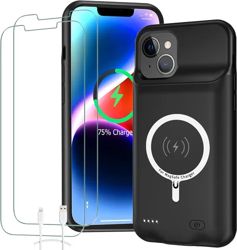 Miniatura 12 de Funda de batería para iPhone 6/6s/7/8/SE 2/3ª generación, cargador portátil de 10000 mAh, batería recargable, funda de carga compatible con iPhone