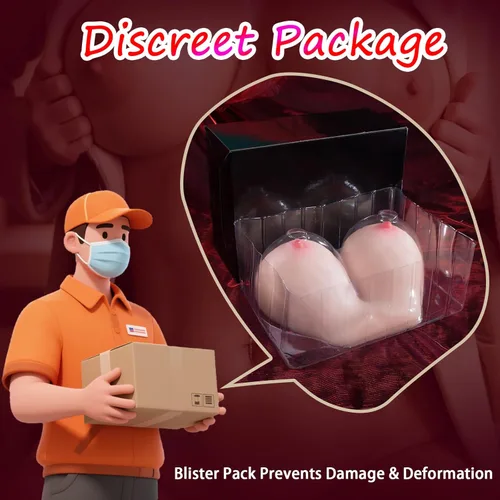 Miniatura 8 de Pechos de muñeca sexual realistas para hombres con pechos de gelatina suave de TPE, masturbador masculino, juguetes para adultos, juguetes sexuales
