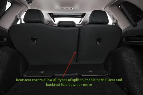 Miniatura 7 de coverdream Fundas de asiento personalizadas para Honda CR-V 2023-2026, juego de fundas de asiento de automóvil de piel sintética de alta calidad