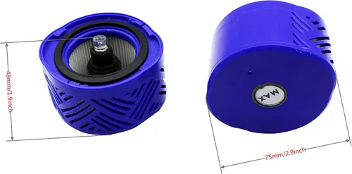 Miniatura 5 de Paquete de 4 filtros de vacío de repuesto 2 filtros de poste, 2 prefiltros compatibles con filtros Dyson V6 Hepa, reemplazo total total de piezas