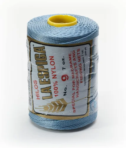 Miniatura 61 de N° 9 - 100% Cordón de Hilo de Nylon Omega para Tejer y Crochet - 01 Blanco