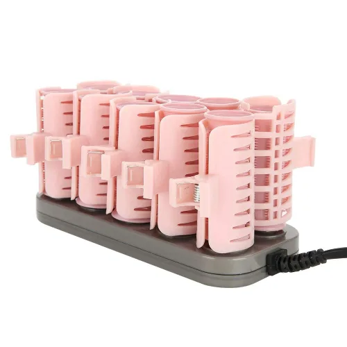 Miniatura 8 de Rodillos calientes compactos de calor instantáneo, fijadores de cabello, rizadores de pelo para cabello largo y corto, 10 unidades profesional