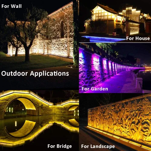 Miniatura 6 de JSN&PC Arandela de pared LED de 36 W, 39.4 pulgadas, IP65, impermeable, para tableros de publicidad, cartelera, iluminación comercial de edificios