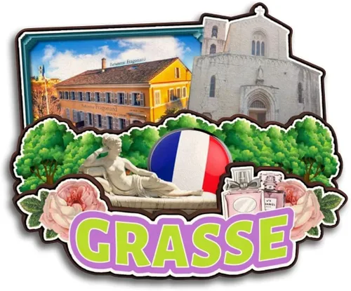 Miniatura 22 de Toulon Provence-Alpes-Cote d'Azur Francia - Imán para nevera Colección de madera 3D Madera hecha a mano recuerdos de la ciudad de viaje, imán
