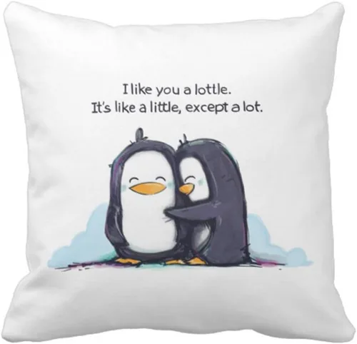 Miniatura 5 de Funda de almohada personalizada, funda de almohada creativa, regalos personalizados para tus seres queridos (14 x 14 pulgadas, blanco)