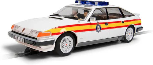Scalextric Rover SD1 1980's Sussex Police Car Livery 1:32 Slot Race Car C4342