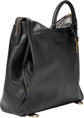Miniatura 6 de Fossil Parker - Mochila convertible de cuero para mujer Negro Large - Black