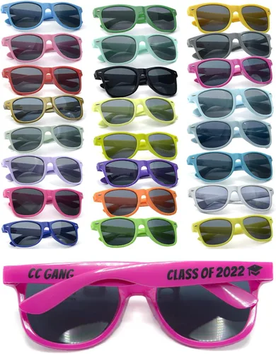 Miniatura 10 de Gafas de sol de fiesta personalizadas, regalos de boda a granel, regalos para invitados, cumpleaños, licenciatura, graduación, novia, novia, Mezclado