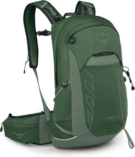 Miniatura 25 de Osprey Talon 26L Mochila de senderismo ligera para hombre - Mochila de día para viajes y campamento, negro/gris carbón