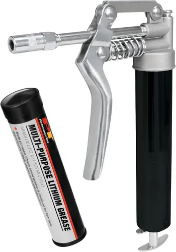 Miniatura 13 de Pistola engrasadora profesional Performance Tool W54204 de 14oz con empuñadura de pistola, solución de lubricación ergonómica y eficiente