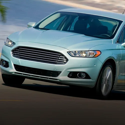 Miniatura 4 de FIONE para Ford Fusion Conjunto de Faros 2013 2014 2015 2016 Faros de Halógeno Proyector de Repuesto Carcasa Negra Lente Transparente Luz Frontal