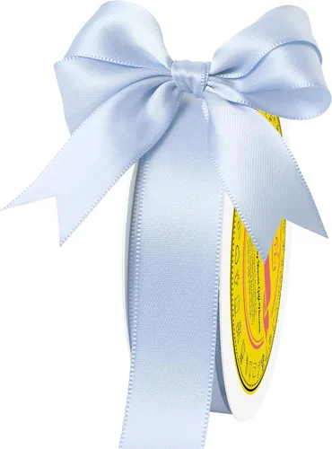 Miniatura 26 de Cinta de satén blanca antigua de doble cara de 1-1/2 pulgadas x 50 yardas, cinta de poliéster para envolver regalos, día de San Valentín, bodas