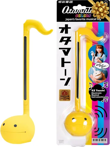 Otamatone Classic [Edición en inglés] Instrumento musical electrónico japonés amarillo sintetizador portátil de Japón Maywa Denki para niños y