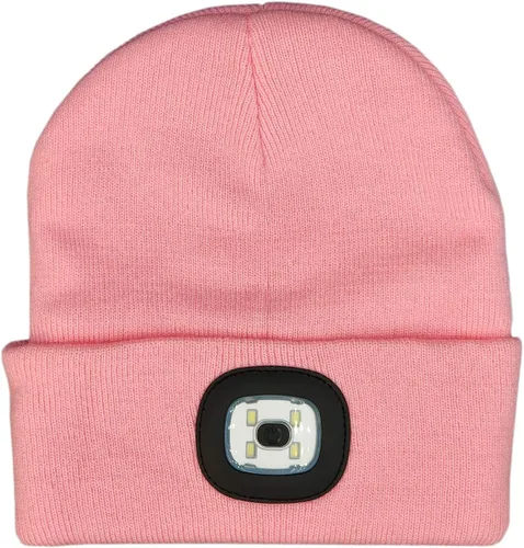 Miniatura 28 de CENSGO Gorro unisex con luz LED recargable por USB, regalos para papá, padre, hombres, marido, cálido gorro de punto