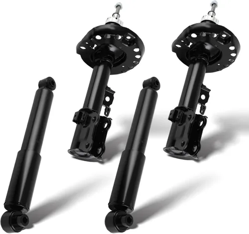 SCITOO - Amortiguadores delanteros traseros para Kia se adapta a 2010-2013 para amortiguadores Kia Soul 554387 5657 72969 72968 - Juego de 4 piezas