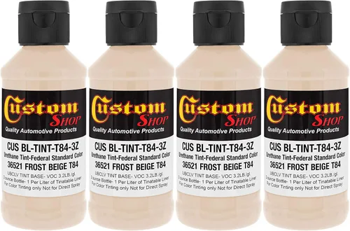 Miniatura 55 de Revestimiento personalizado de 300 ml (color negro metálico) de Urethane Tint concentrado para tintar camión cama revestimiento – Proporcionado