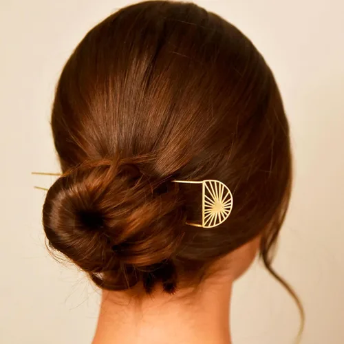 Miniatura 3 de L. Erickson Burst Chignon, oro