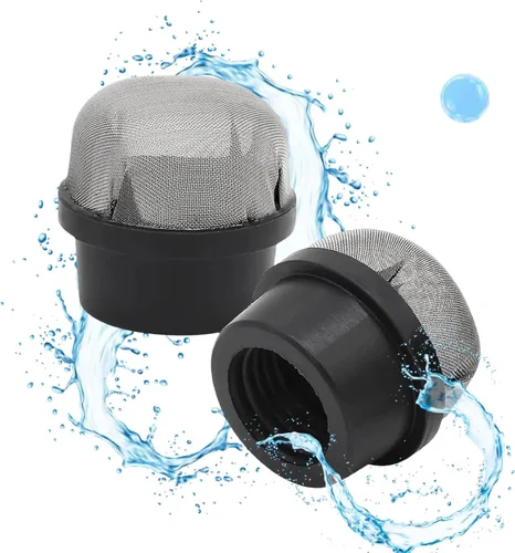 Miniatura 2 de 2 piezas de repuesto de pantalla de purga de aire para Pentair 190106Z Rplcmt Screen Cap Pls Arbld, apto para filtros Pentair EasyClean D.E. y Quad