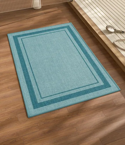 Miniatura 48 de chakme Juego de 2 alfombras de baño ultrafinas, absorbentes, antideslizantes, lavables a máquina, color beige oscuro, 17 x 24 pulgadas + tapete