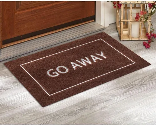 Miniatura 6 de JJUUYOU Tapete para puerta delantera, entrada exterior, duradero, tapete de bienvenida para interiores y exteriores, antideslizante, divertido