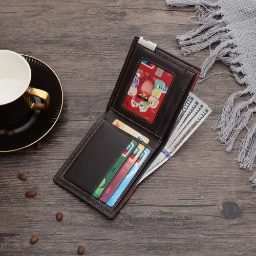Miniatura 3 de Carteras personalizadas para hombres, cartera de fotos para novio y papá, cartera personalizada para padre, cartera con imagen grabada para hombres