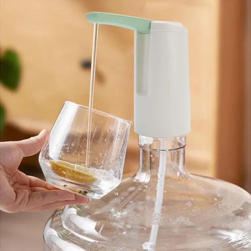 Miniatura 3 de Bomba de agua potable eléctrica antivuelco - Dispensador automático de boquilla plegable Material ABS duradero, solución de hidratación portátil