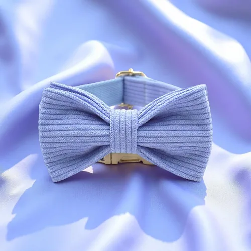 Miniatura 7 de PETDURO Collar de perro personalizado en púrpura claro de luxo suave - Cordón de cordero - Collar personalizado con nombre y teléfono grabados