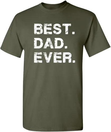 Miniatura 20 de Feelin Good Tees El mejor regalo de papá para papá, camiseta gráfica divertida del Día del Padre "Best Dad Ever" Camisetas gráficas novedosas